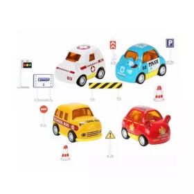 Set metalic auto cu semne de 6 cm