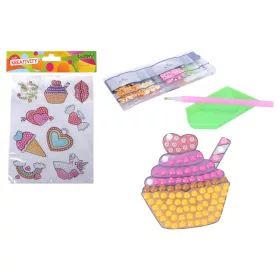 Set de autocolante creative cu diamante