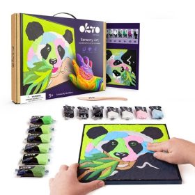 OKTO festés önkeményedő masszával 30x30cm Panda