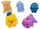 Set de 5 animale de baie