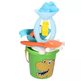 Set cutie cu nisip cu dinozauri, 8 bucăți