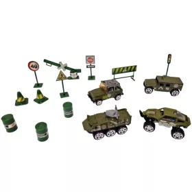Set militar cu vehicule metalice