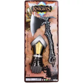 Set mănuși și topor de cavaler 33cm