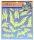Falmatricák Halloween denevér sötétben világító 38x31cm