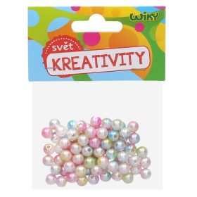 Gyöngyök gyöngyház színű 20g