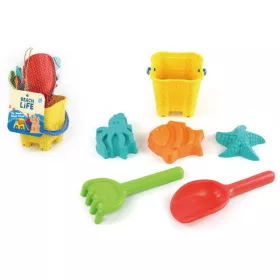Set cutie cu nisip de 6 piese