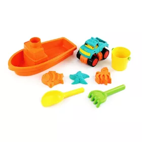 Set nisip pentru mașini și bărci 33 cm