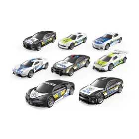 Mașină de poliție 4 buc/7 cm