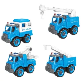 Mașină de poliție înșurubabilă 11cm