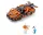 Kit de construcție mașină sport RC portocalie 18cm 319 piese