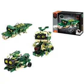   Jucărie de construcție iM.Master 3v1 Robot Crocodil cu telecomandă 513 buc