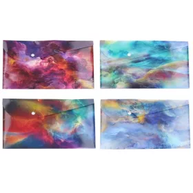 Mappe mit Druckknopfverschluss, 33,5 x 23,5 cm