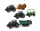 Tractor și accesorii, metal/plastic, 17 cm