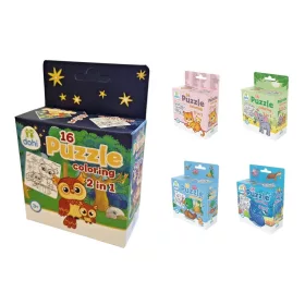 Puzzle cu 16 piese pentru pictat