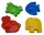 Forme pentru nisip, 4 buc. Animale