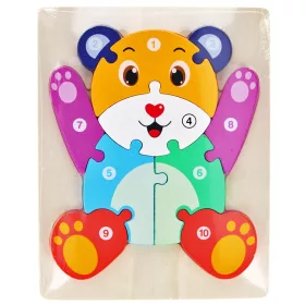 Ursuleț puzzle din lemn