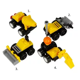   Jucărie de construcție Alleblox ConstructionCrew 22-24 buc/4 variante