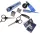 Set cosmetice pentru frizerie, set cu 10 piese