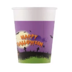 Poharak Halloween 200ml/8db