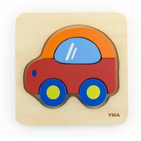 Mașină puzzle din lemn Viga
