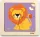 Puzzle din lemn Viga leu 4 buc