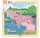 Puzzle din lemn Viga Rinocer 9 buc