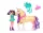 Figurina Ava și Leaf de la Unicorn Academy