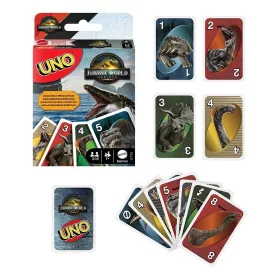 Cărți Mattel UNO Jurassic World