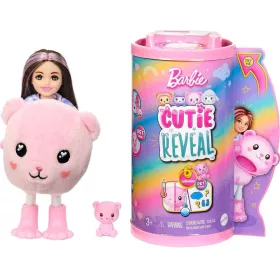   Păpușa Barbie Cutie Reveal Chelsea Bruneta mala și accesorii