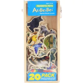 Fa mágnesek állatok 20 db