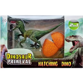 Dinoszaurusz tojással Velociraptor 2v1