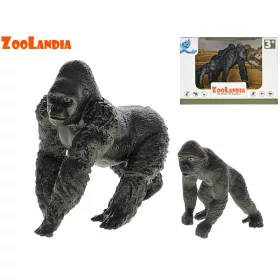 Zoolandia gorilla kicsinyével 5,5-10,5cm