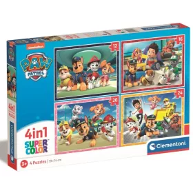 Clementoni Puzzle 4v1 Patrula labe