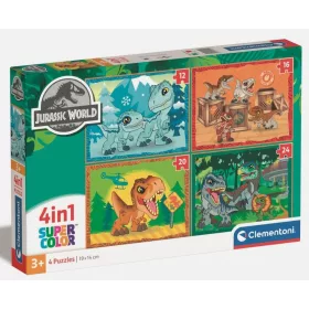 Clementoni Puzzle 4v1 Jurassic World