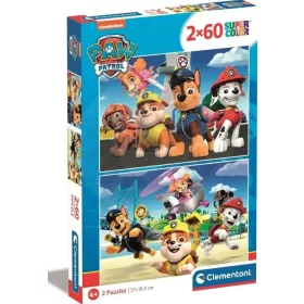 Puzzle 2x60 Paw Patrol Clementoni