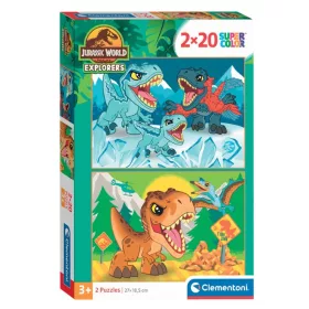 Puzzle Clementoni 2x20 Jurassic World