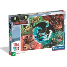 Clementoni puzzle 104 Így neveld a sárkányodat!