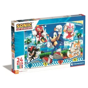 Puzzle Clementoni Maxi cu 24 de piese, Sonic