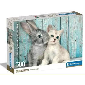 Clementoni Puzzle 500 Cat & Bunny