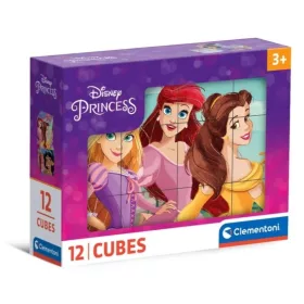 Clementoni Blocuri Prințesele Disney 12 buc