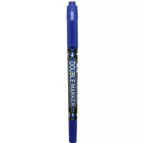 Kétoldalú címkéző filc toll kék 0,8mm/2,8mm