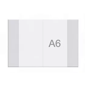 Füzetborító/1db átlátszó A6