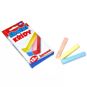 Creioane colorate școlare 12 buc