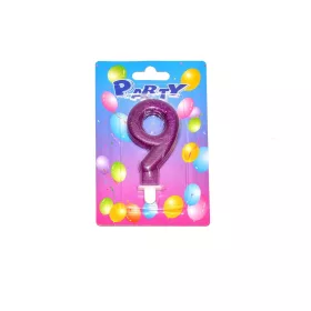 Tortagyertya glitter szám : 9