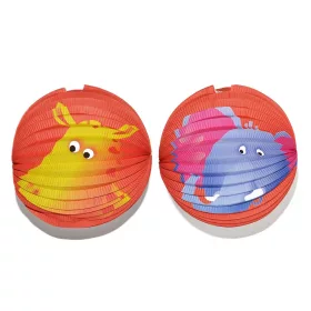 Lampion állatokkal 25cm