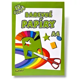 Színes papír A4, 35lap