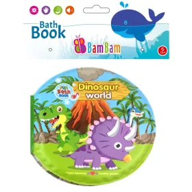 Carte cu bip-uri moi BamBam, lumea dinozaurilor, 14x13cm