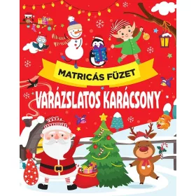 Čarobna božićna knjiga naljepnica