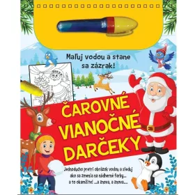 Čarovné vianočné darčeky,maľuj vodou