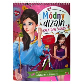 Kreativni studio modnog dizajnera s naljepnicama